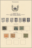 Western Australia: 1854/1912 Collection Of 135 Stamps, Most Of Them Used, From F - Brieven En Documenten