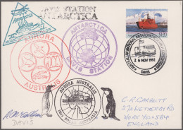 Australia: 1977/2001, Collection Of Apprx. 200 Covers/cards, Showing A Nice Rang - Cartas & Documentos