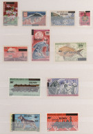 Benin: 2009 Provisionals Complete Set Of 64 Overprinted Values, Mint Never Hinge - Benin - Dahomey (1960-...)