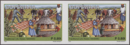 Botswana: 2002/2004. Collection Containing 476 IMPERFORATE Stamps Concerning Var - Botswana (1966-...)