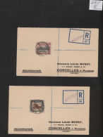 Cook Islands: 1903/1937, Small Lot Of Eight Registered Covers From AITUTAKI And - Cookeilanden