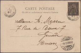 Ivory Coast: 1903/1939 Ten Covers, Picture Postcards And Postal Stationery Items - Costa D'Avorio (1960-...)