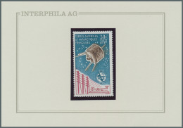 French Antarctic: 1956/1976, Kleine Sammlung Von Auf Auktionen Ersteigerten Mark - Storia Postale