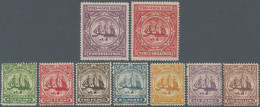 Turks & Caicos: 1900/60, Group Of Mint Sets And Values, Including The 1900 Badge - Turks E Caicos