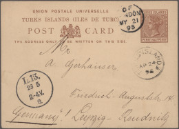 Turks & Caicos - Postal Stationery: 1885/1898 Ca.: 5 Different Postal Stationery - Turks E Caicos