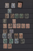 United States: 1860/1930's (c.): Collection Of Stamps In A Big Stockbook, Most O - Briefe U. Dokumente