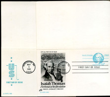 UY32 2 Postal Cards With Reply FDC 1981 - 1961-80