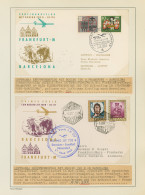 Air Mail - Germany: 1960/1986, LUFTHANSA-ERSTFLÜGE, Umfangreiche Sammlung Von üb - Correo Aéreo & Zeppelin