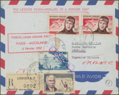 Airmail - Europe: 1947/1988, France/area-related Airmail, Collection Of Apprx. 1 - Europe (Other)