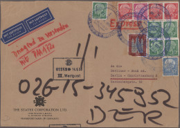 Air Mail: 1935/1986, Balance Of Apprx. 155 Airmail Covers/cards Worldwide With C - Autres & Non Classés