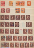 Thematics: Perfins: 1900/1980 (ca.), GREAT BRITAIN, Comprehensive Accumulation O - Unclassified