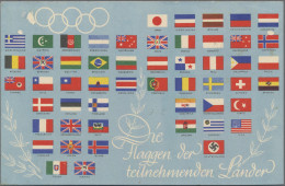 Thematics: Olympic Games: 1936 BERLIN: Five Covers And One Picture Postcard With - Altri & Non Classificati