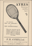 Thematics: Sport-tennis: 1900/2010 (ca.), Assortment Of Apprx. 80 Entires With R - Tenis