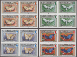 Thematics: Animals-insects: 1992, Montserrat. Lot With 30 IMPERFORATE Sets Of 16 - Andere & Zonder Classificatie