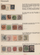 Denmark: 1851-1969 Collection Of Mostly Used Stamps On 'Behrens' Album Pages, Fr - Sonstige & Ohne Zuordnung