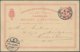 Denmark - Postal Stationery: 1871/1990 (ca.), Collection Of 110 Used And Unused - Entiers Postaux