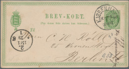 Denmark - Postal Stationery: 1880-1945 (c.): Collection Of 71 Postal Stationery - Postwaardestukken