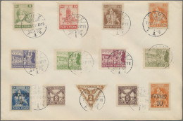 Fiume: 1919, 13 Values (including Postage Dues And Surcharged), Individually Tie - Fiume