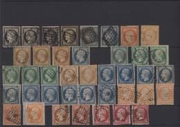 France: 1849/1870 Group Of More Than 100 Stamps, Mainly Classics, With 40 Imperf - Collections