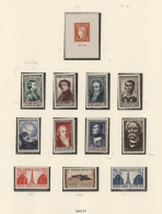 France: 1880/2000 (ca.), Comprehensive Mint And Used Balance In Eleven Albums, F - Verzamelingen