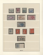 France: 1909/1927, A Decent Mint Collection On Lindner Hingeless Pages, Mainly N - Colecciones Completas