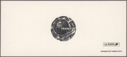 France: 1990/2000: Collection Of 348 Engravings Of French Postal Stamps, Housed - Sammlungen