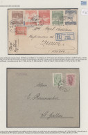 Greece: 1900/1938, Lot Of 22 Covers And Cards Sent From Greece To Switzerland In - Cartas & Documentos