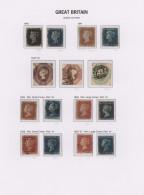 Great Britain: 1840/1970, Used And Mint Collection In A DAVO Album, Varied Condi - Gebruikt