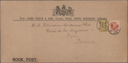 Great Britain: 1897/1948 Five Unusual Covers, With 1897 Printed Envelope Used As - Briefe U. Dokumente