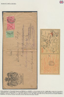 Great Britain: 1900/1939 (c.): Collection Of 107 Covers, Postcards And Postal St - Storia Postale