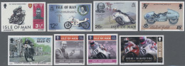 Isle Of Man: 2002/2016. Collection Containing 251 IMPERFORATE Stamps (inclusive - Isola Di Man
