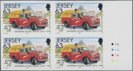 Jersey: 1993/1999. Collection Containing 40 IMPERFORATE Stamps (inclusive Some S - Jersey