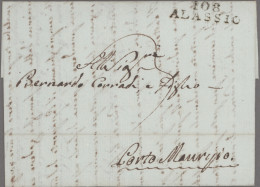 Italy -  Pre Adhesives  / Stampless Covers: 1800/1850 (ca), 8 Lighthouse Letter - ...-1850 Voorfilatelie