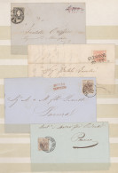 Italy: 1855/1880 (ca.), Collection Of 32 Entires, Slightly Mixed Condition, Comp - Collections