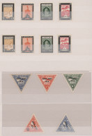 Latvia: 1921/1933 "Latvian Airmail": Collection Of 75 Airmail Stamps And Seven C - Latvia