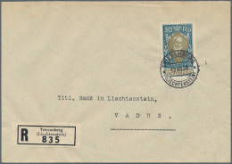 Liechtenstein: 1919/1929, Sauberes Lot Mit Ca 30 Briefen Und Karten Interessante - Verzamelingen