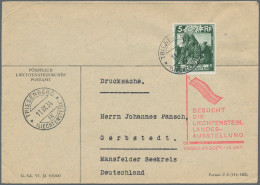 Liechtenstein: 1930, Sauberes Lot über 30 Briefen Und Karten Der Kosel-Freimarke - Lotes/Colecciones