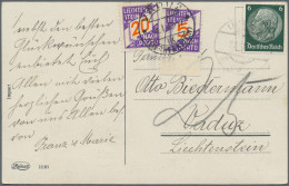 Liechtenstein - Portomarken: 1928/1938, Portomarken II, 5-40 Rp.Ziffer Im Band A - Taxe