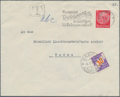 Liechtenstein - Portomarken: 1928/1938, Portomarken II, Ziffer Im Band 5 - 50 Rp - Postage Due