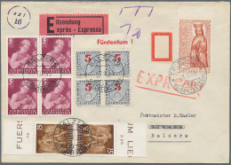 Liechtenstein - Portomarken: 1943/1955, Portomarken III, Ziffer Mit Posthorn 5 - - Postage Due