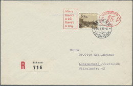 Liechtenstein - Besonderheiten: 1953/1954, Freistempel Und Freistempelmarken Nr. - Other