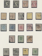 Luxembourg: 1852/1912, Comprehensive Used And Mint Collection Of Apprx. 179 Stam - Andere & Zonder Classificatie