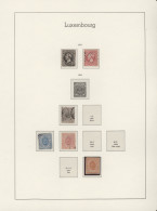 Luxembourg: 1852/1990, Mainly Mint Collection In Two Lighthouse Hingeless Albums - Other & Unclassified