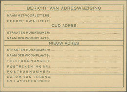 Netherlands - Postal Stationery: 1933/1990 (ca.), Accumulation Of Several Hundre - Material Postal