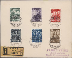 Österreich: 1850er-1950er Jahre: 22 Briefe, Postkarten Und Ansichtskarten. - Sammlungen