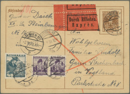 Österreich: 1862/1953, Vielseitige Kleine Sammlung Von 44 Briefen Und Karten, Da - Verzamelingen