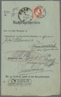 Österreich: 1874/1917, Interessante Spezial-Sammlung Von 12 Nachfrageschreiben, - Sammlungen