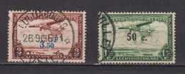 Timbres Oblitérés Du Congo Belge De 1936 N°PA16 Et PA17 - Used Stamps