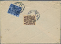 Österreichische Post In Der Levante: 1903/1912, Lot Von Drei Belegen, Dabei MiNr - Oriente Austriaco