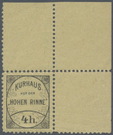 Romania - Specialities: 1906/1924, Hotel Mail "Hohe Rinne" And "Bistra", Group O - Sonstige & Ohne Zuordnung